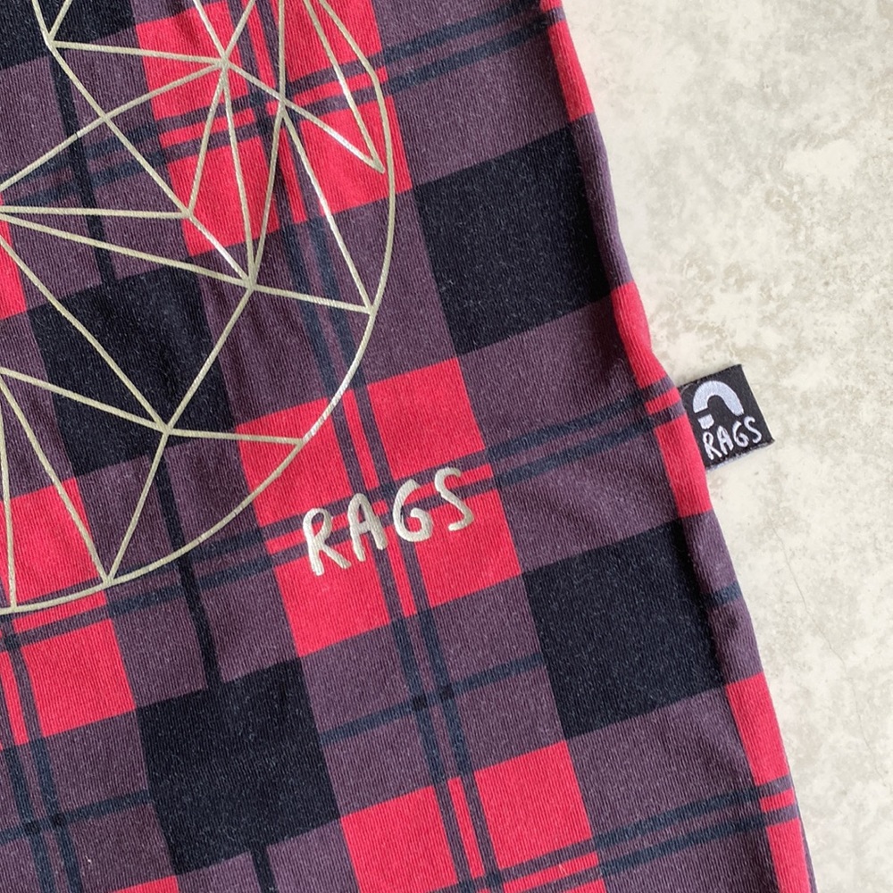 RAGS TO RACHES plaid romper - Picture 4 of 6
